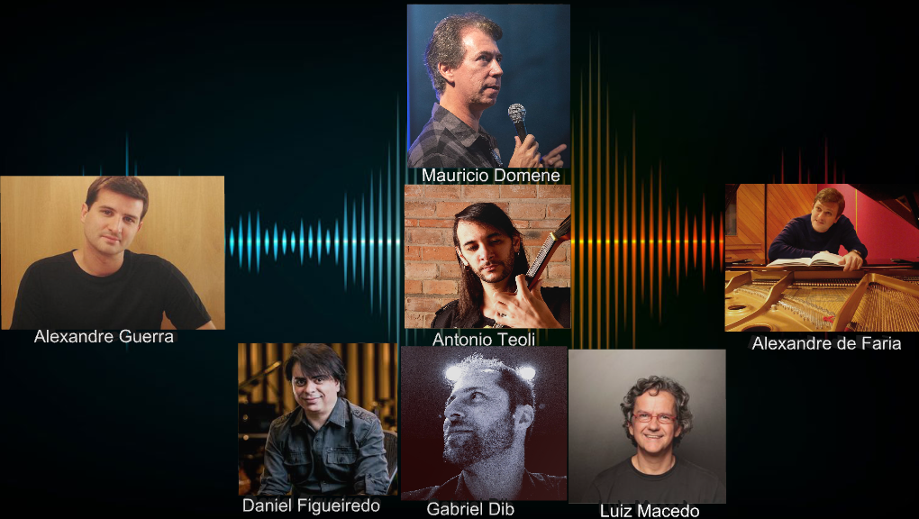  Neste primeiro programa, o compositor Maurício Domene apresenta outros nomes de destaque como;  Alexandre Guerra, Alexandre de Faria, Antonio Teoli, Daniel Figueiredo, Gabriel Dib e Luiz Macedo.