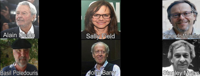 Vamos homenagear os aniversariantes da semana os compositores John Scott, Laurence Rosenthall, o cineasta Fernando Meirelles e a atriz Sally Field e o ator Alain Delon. Também vamos prestar um tributo aos que partiram, como os compositores John Barry, Basil Poledouris e Stanley Myers, além dos cineastas Jacques Tati e Mike Nichols. 