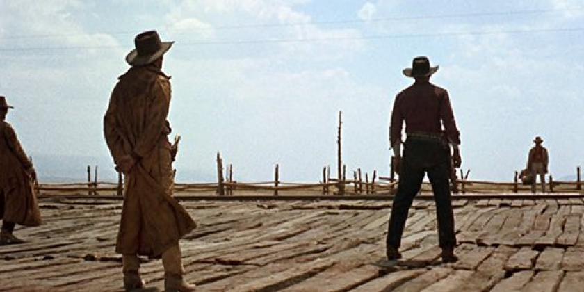 Uma das sequências mais fabulosa da história da cinematografia, promovida pela genialidade do cineasta Sergio Leone